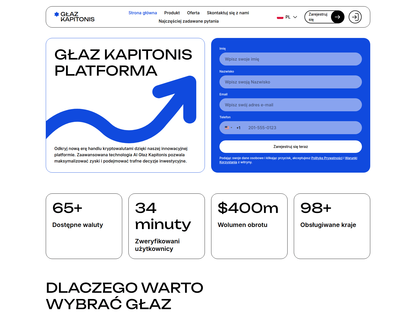 Screenshot of glazkapitonis.com