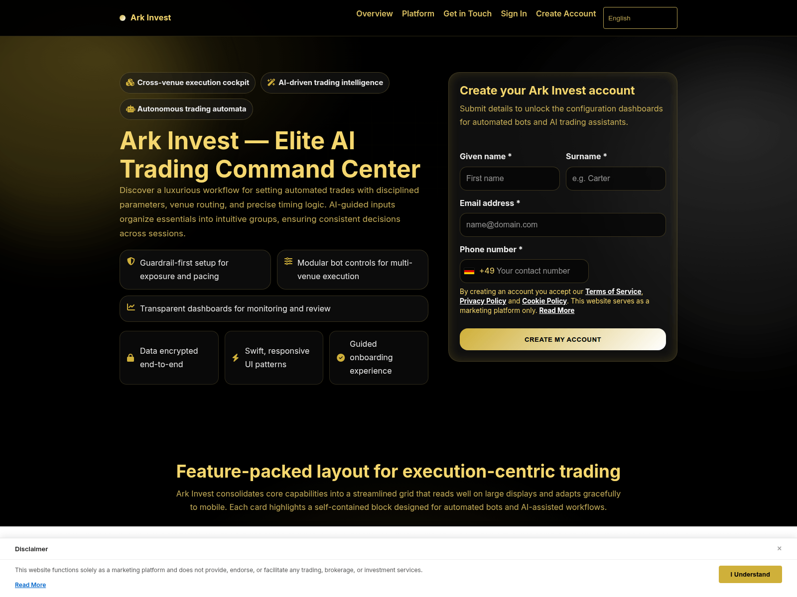 Screenshot of ark-invest.club