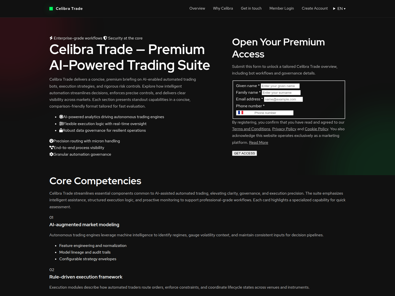 Screenshot of celibratrade.digital