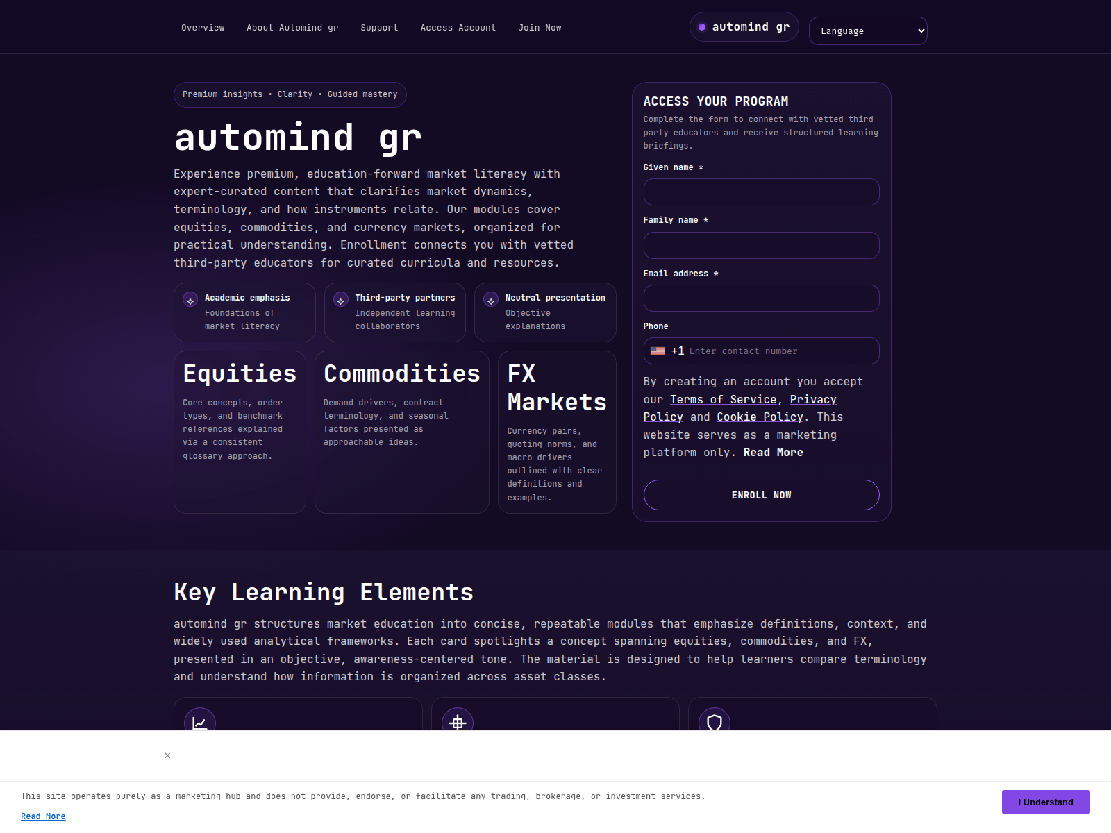 Screenshot of automindgr.pro