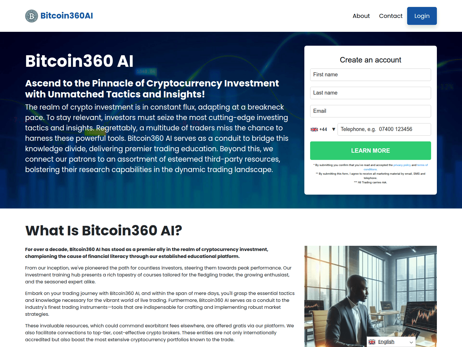 Screenshot of bitcoin360-ai.org