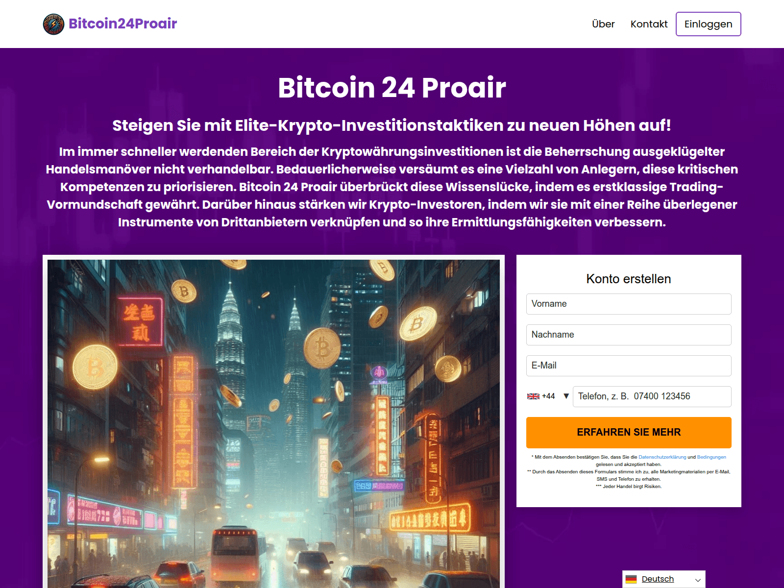 Screenshot of bitcoin-power.com