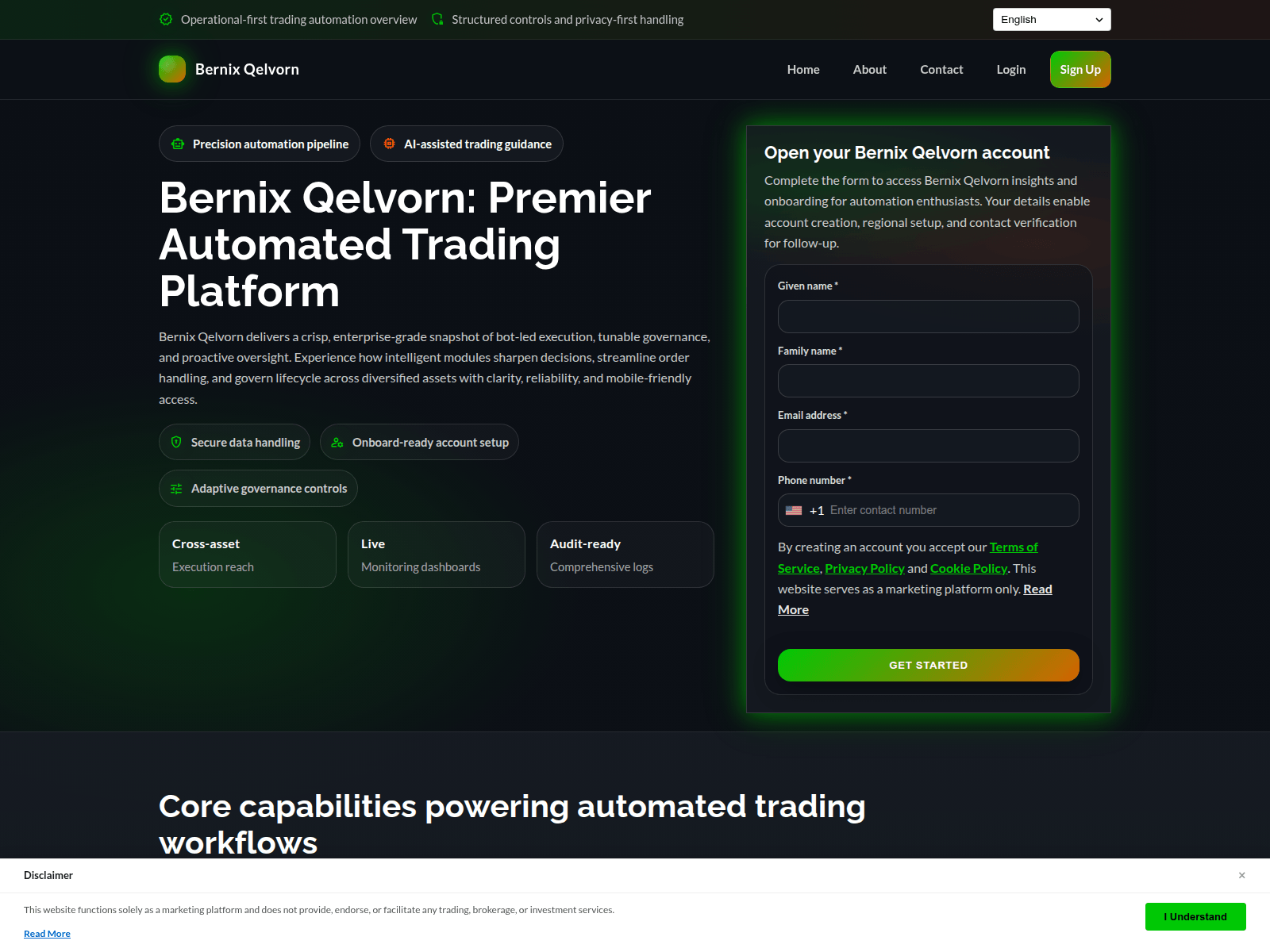 Screenshot of bernixqelvorn.pro
