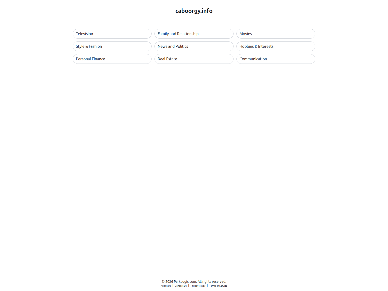 Screenshot of caboorgy.info
