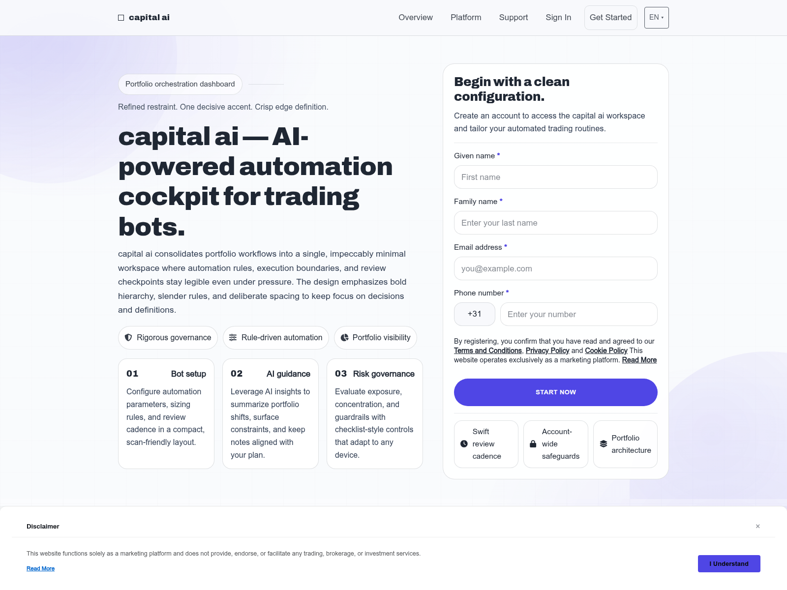 Screenshot of capitalai.shop