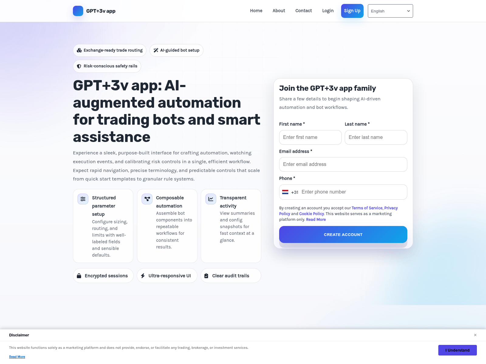 Screenshot of gpt3vapp-pro.com