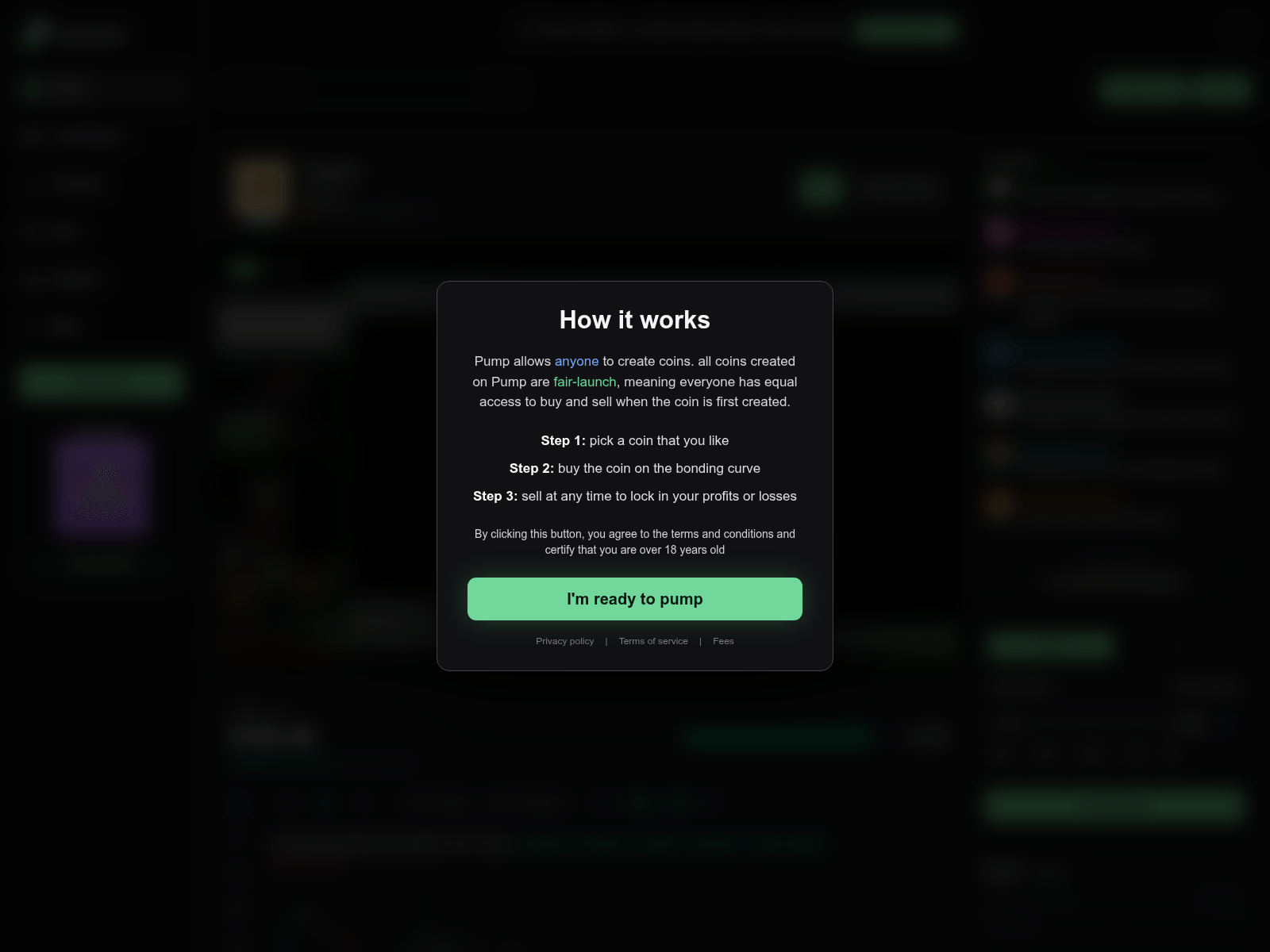 Screenshot of live-pumpfun.best