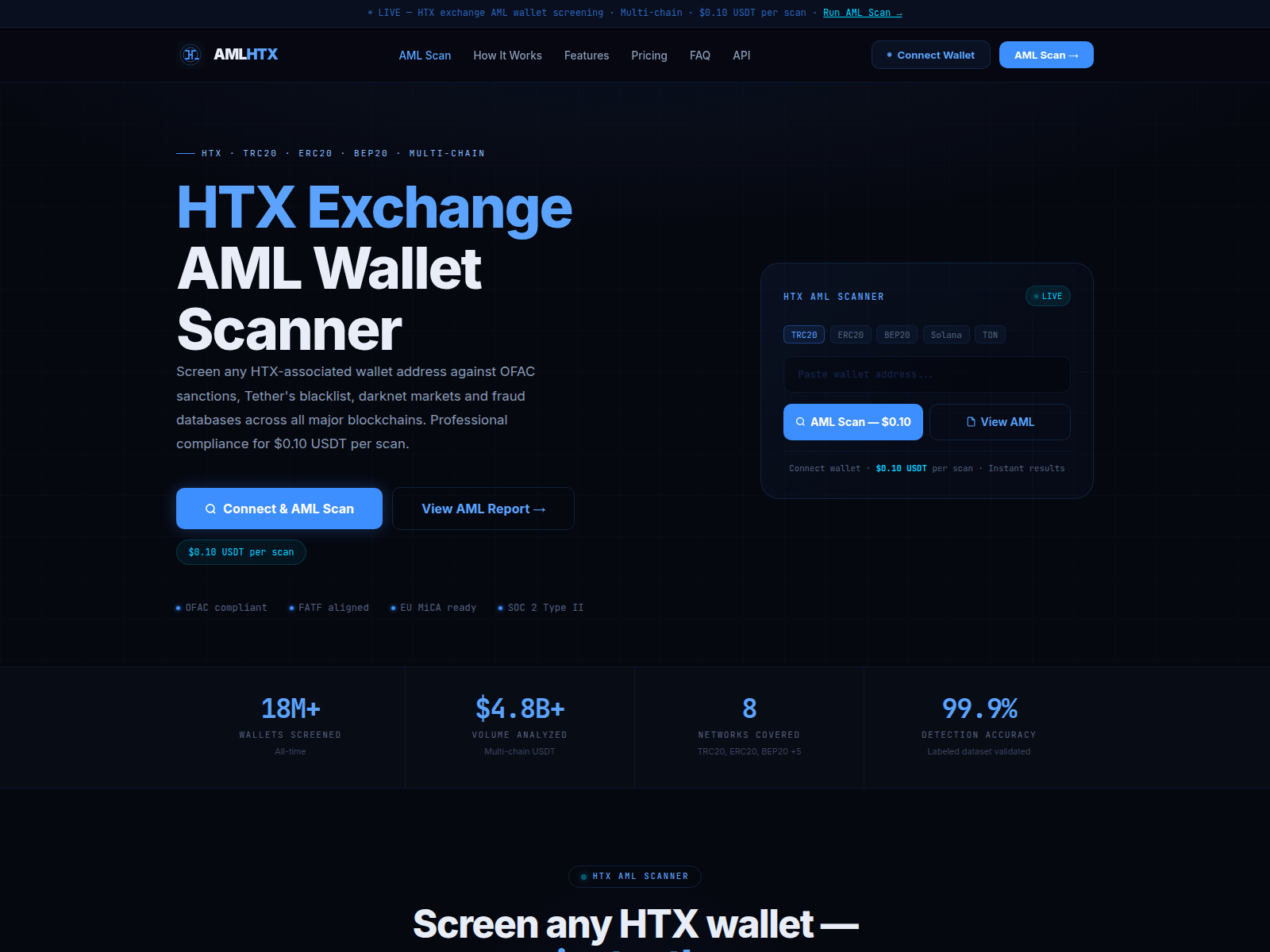 Screenshot of amlhtx.com