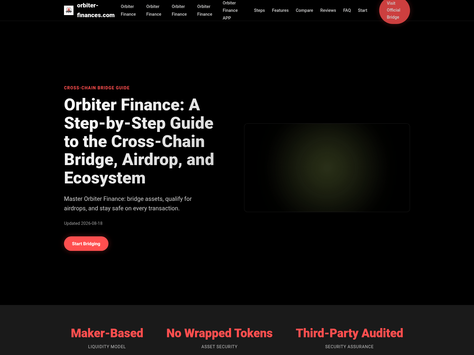 Screenshot of orbiter-finances.com