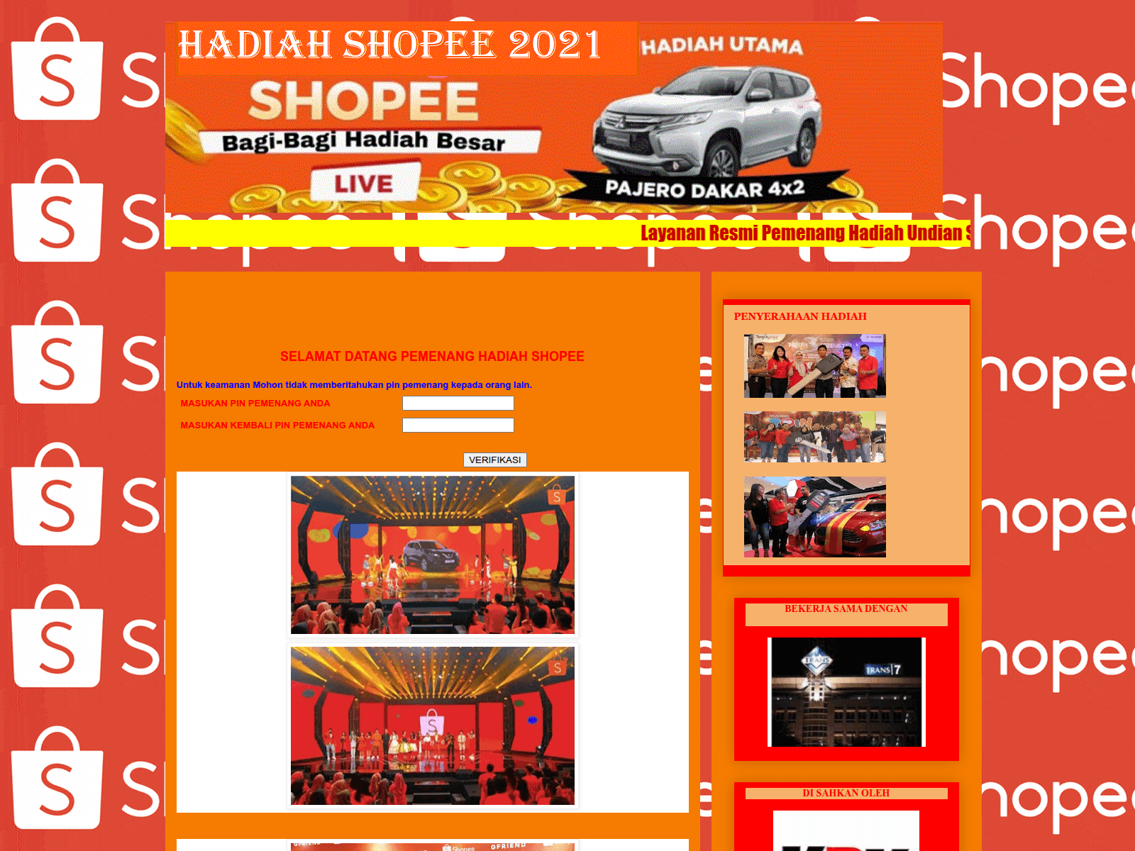 Screenshot of gebyar-shopee84.blogspot.com