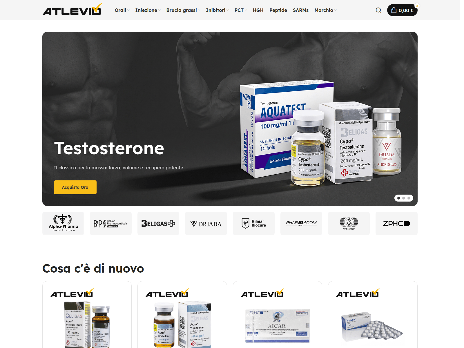 Screenshot of atlevio.com