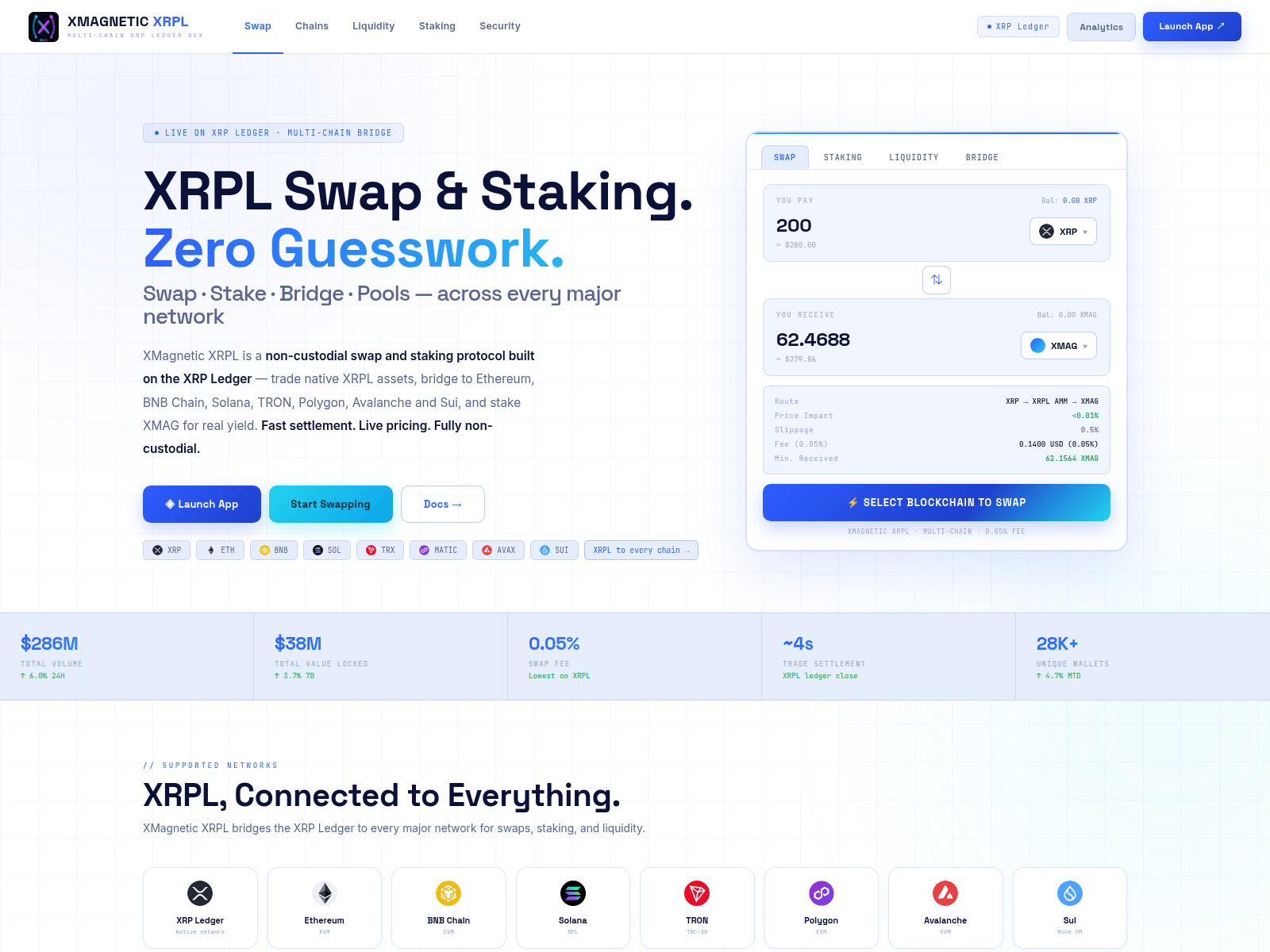 Screenshot of xmagnetic-xrpl.com