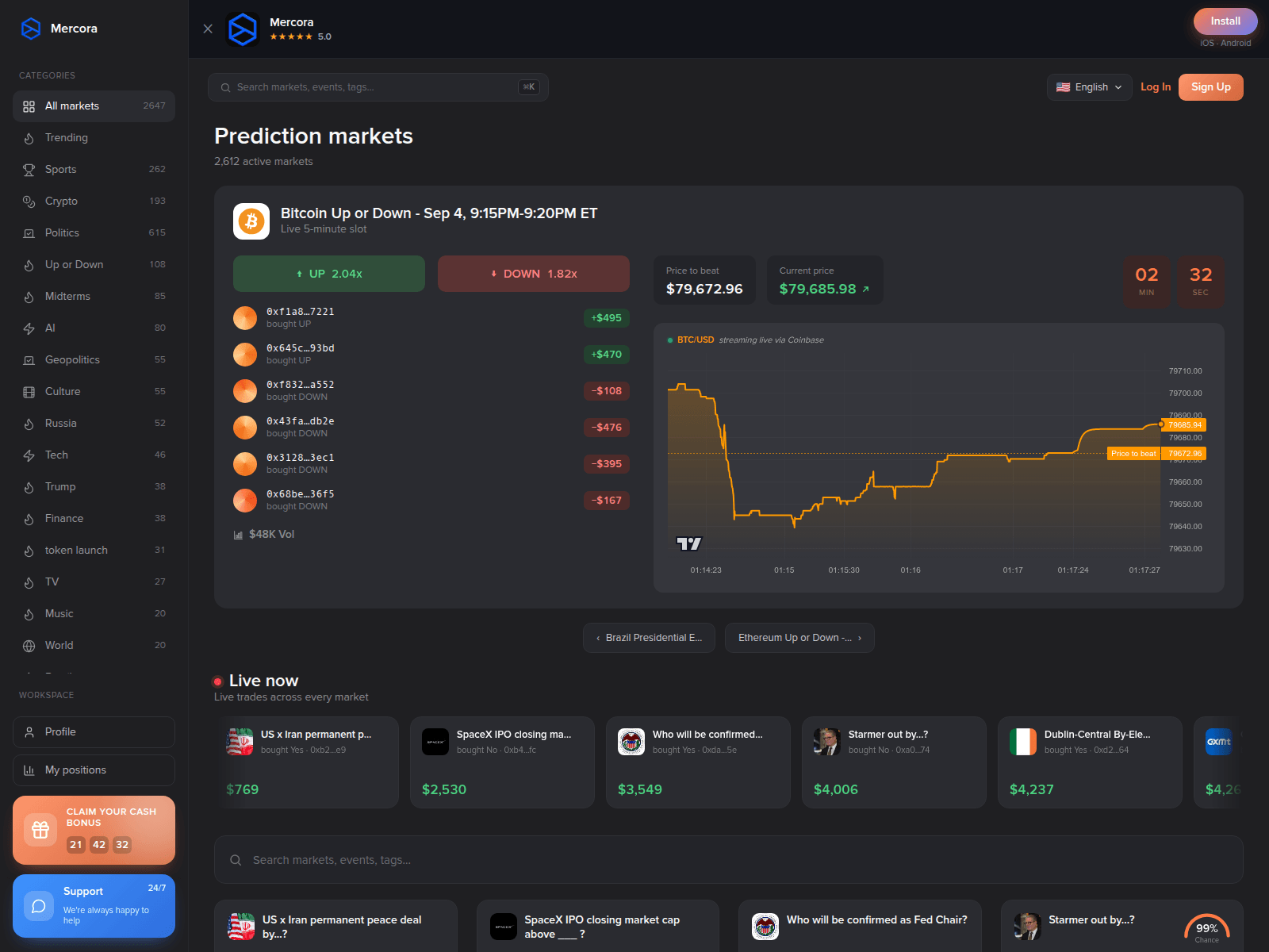 Screenshot of mercoramarket.com