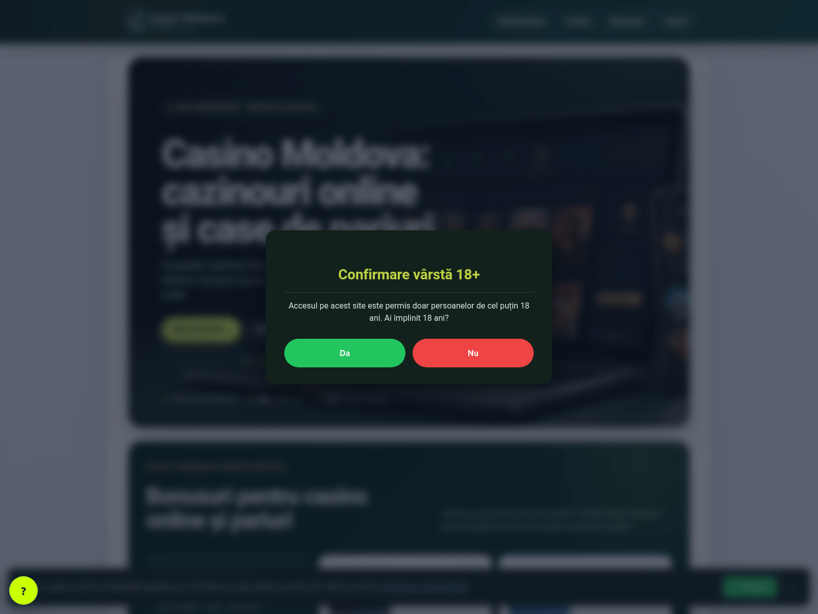Screenshot of casino-md.org