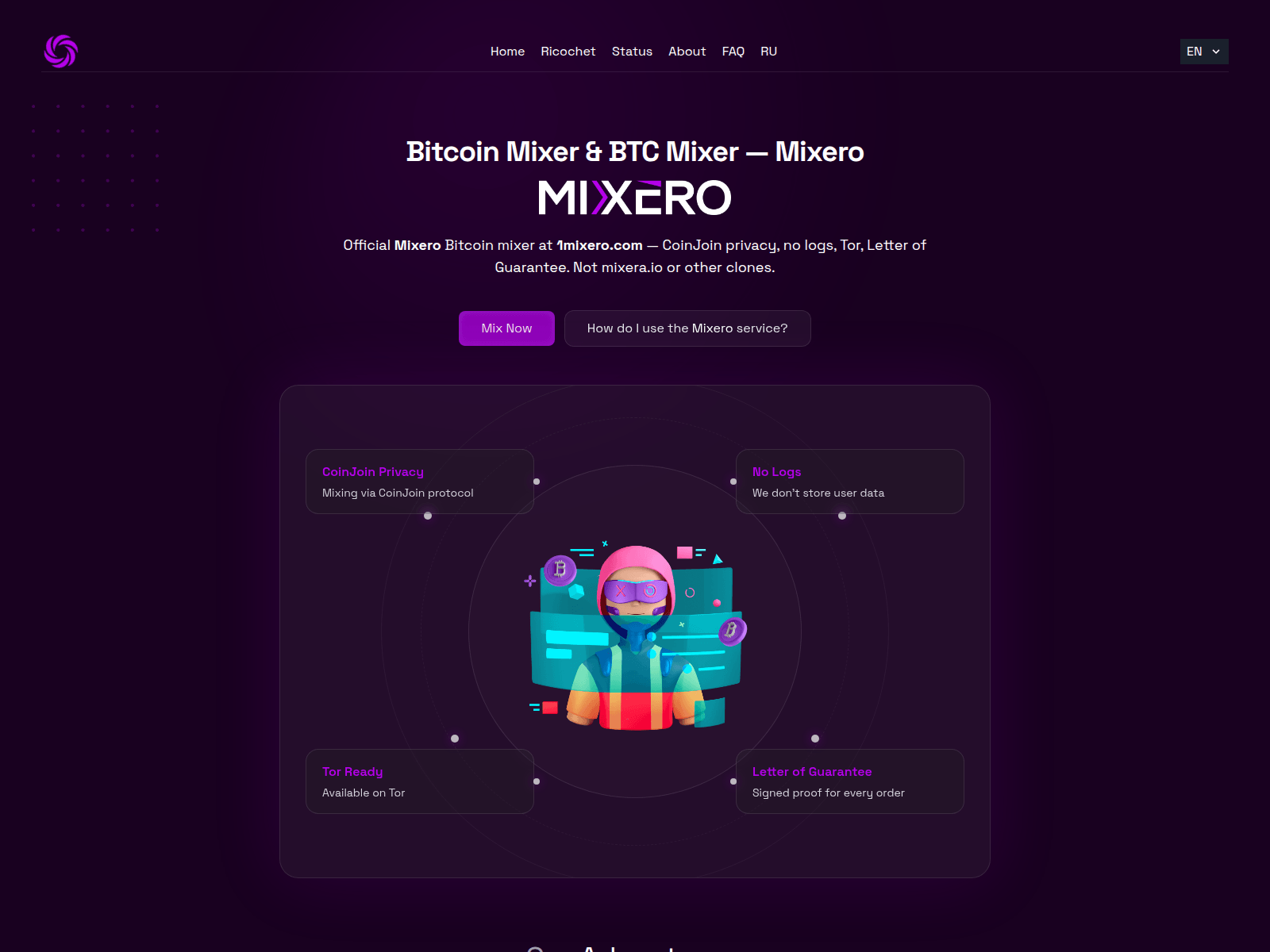 Screenshot of 1mixero.com