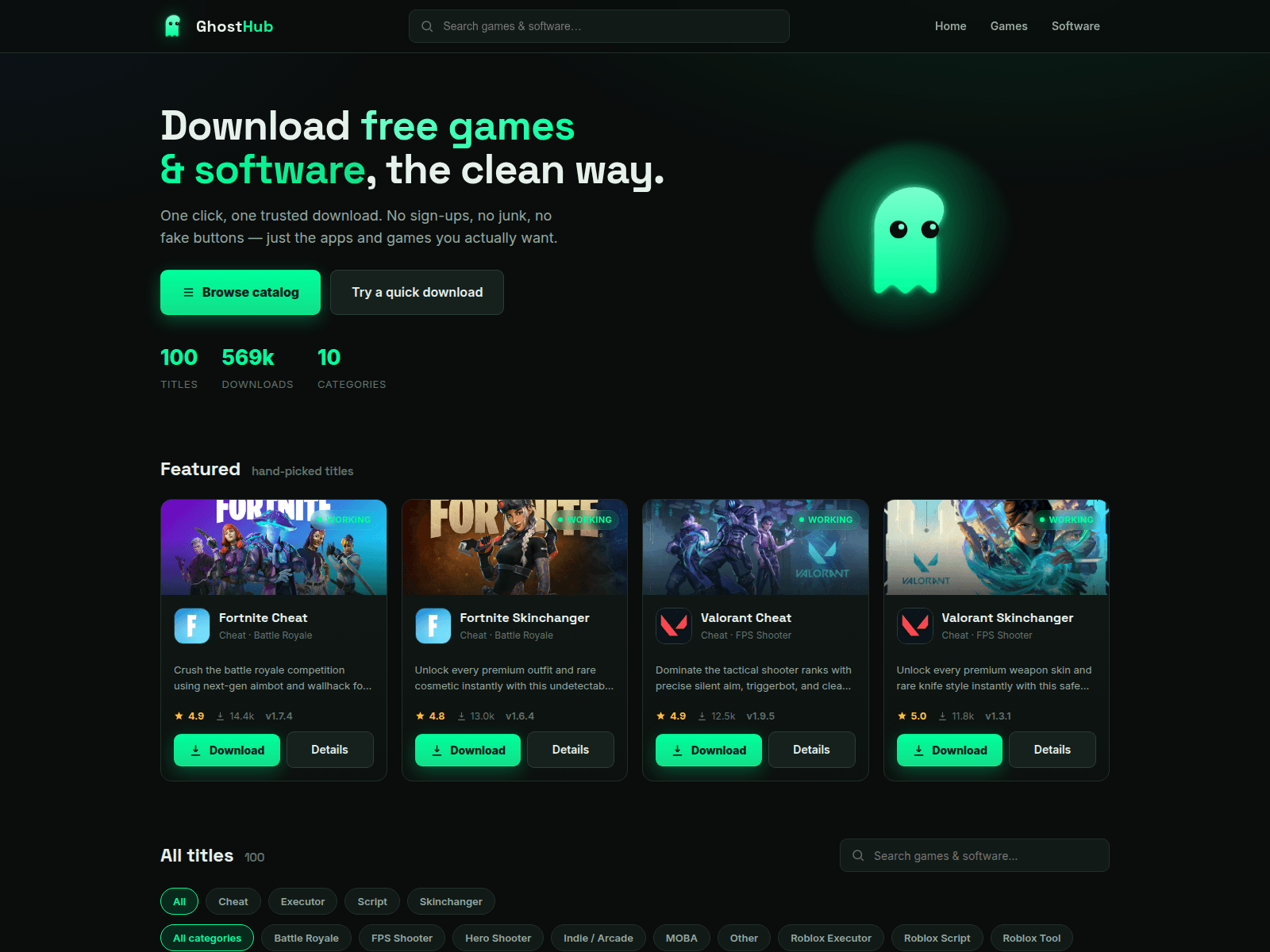 Screenshot of ghost-cheats.cc