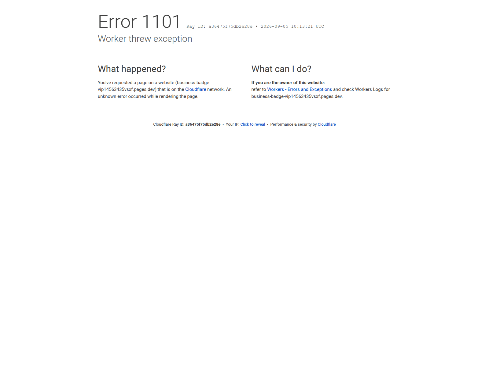Screenshot of business-badge-vip14563435vsxf.pages.dev