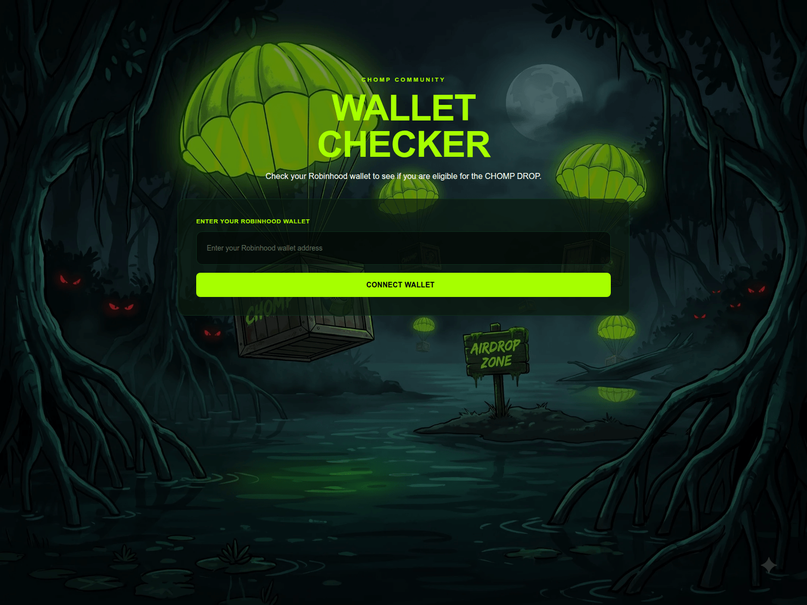 Screenshot of check.chompcoins.fun