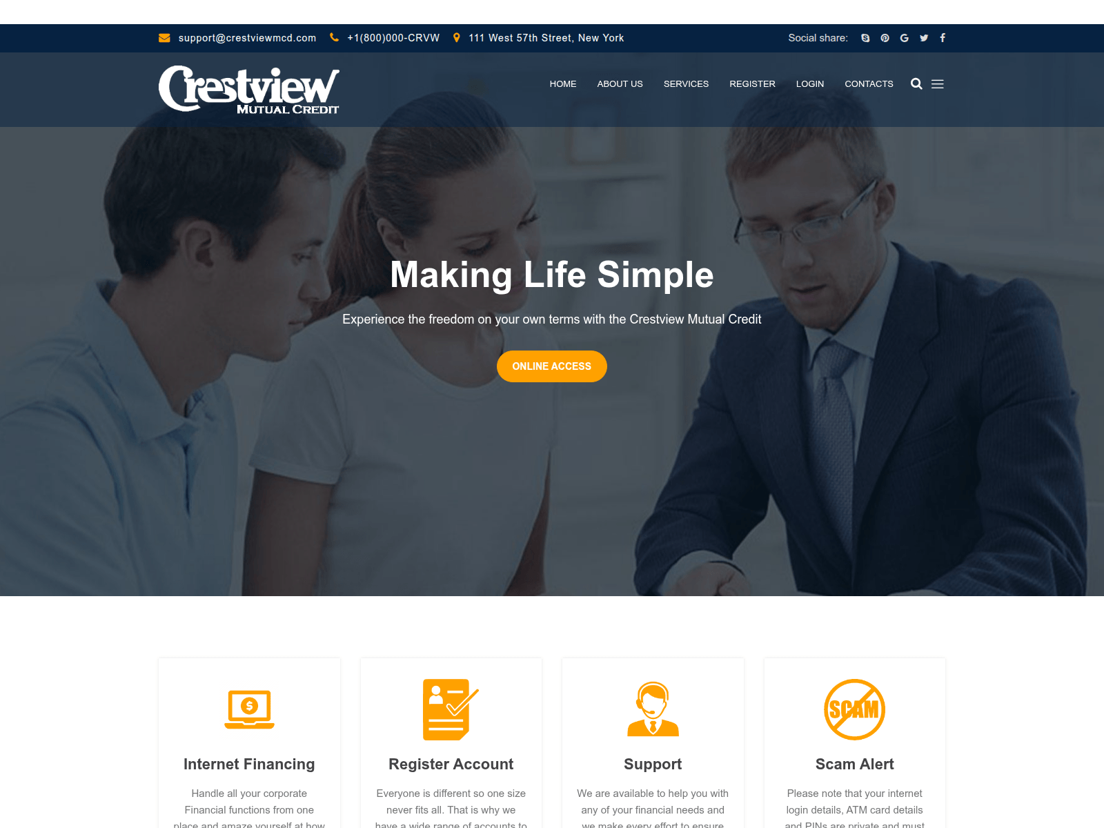Screenshot of crestviewmcd.com