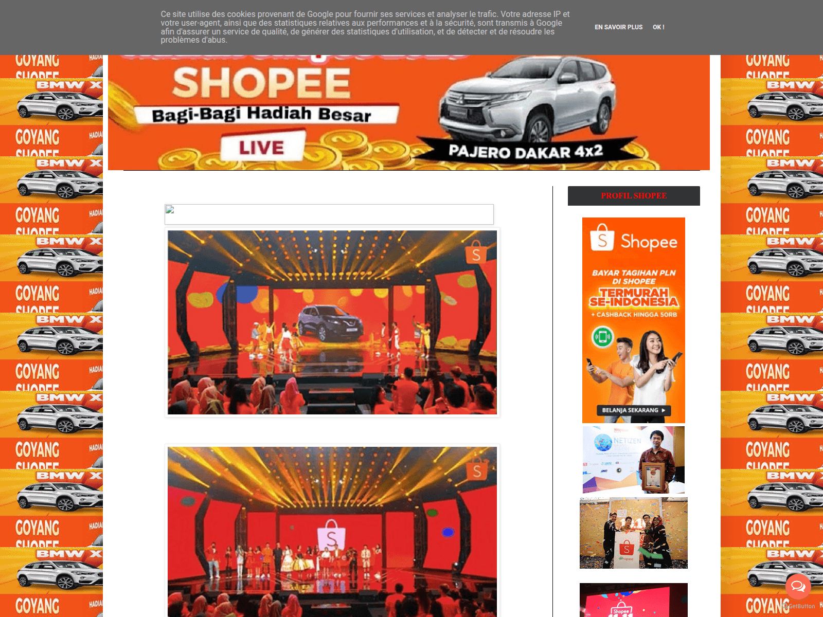 Screenshot of hadiahshopee3232.blogspot.com
