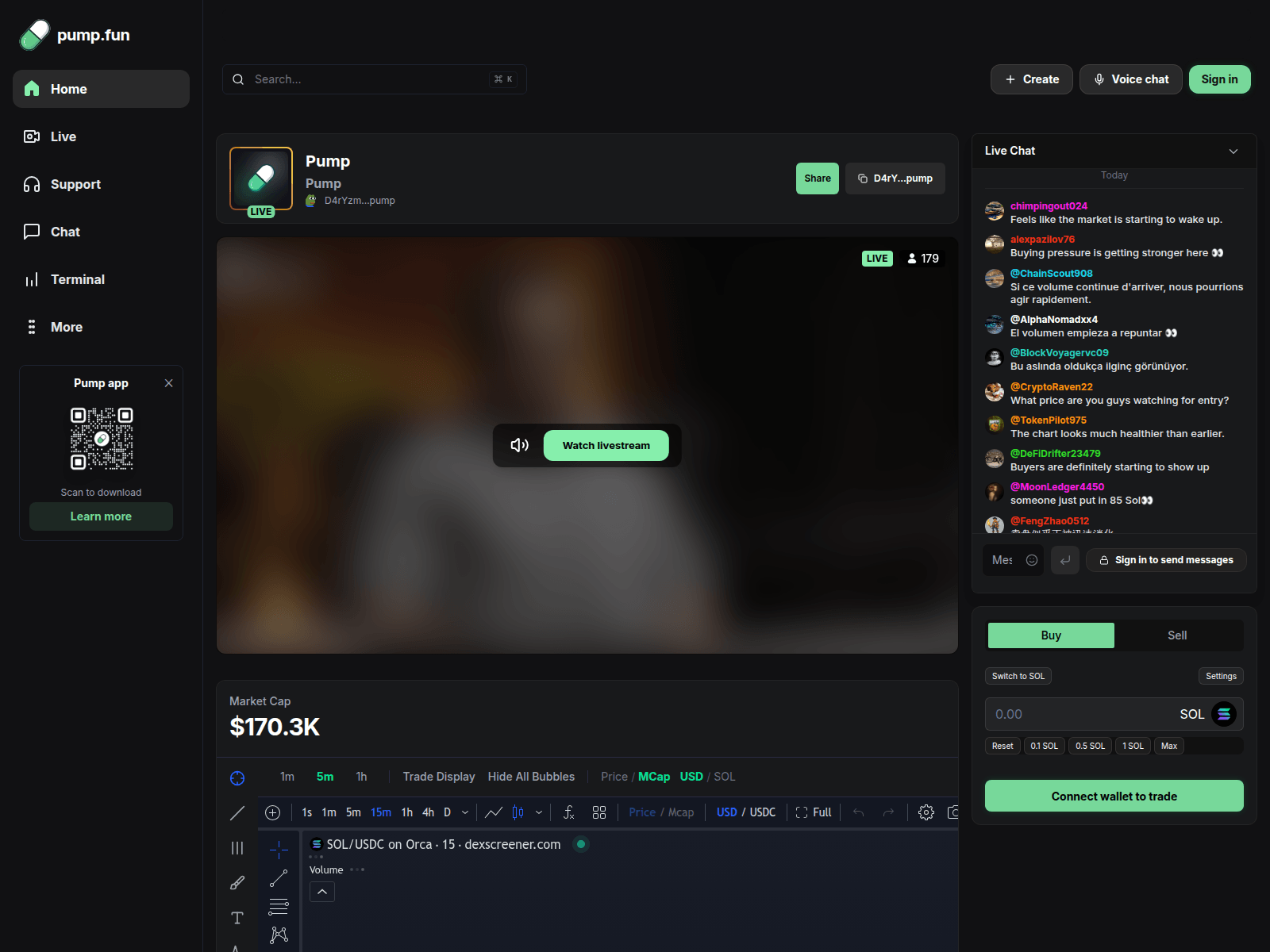 Screenshot of pumpsolstreamings.xyz