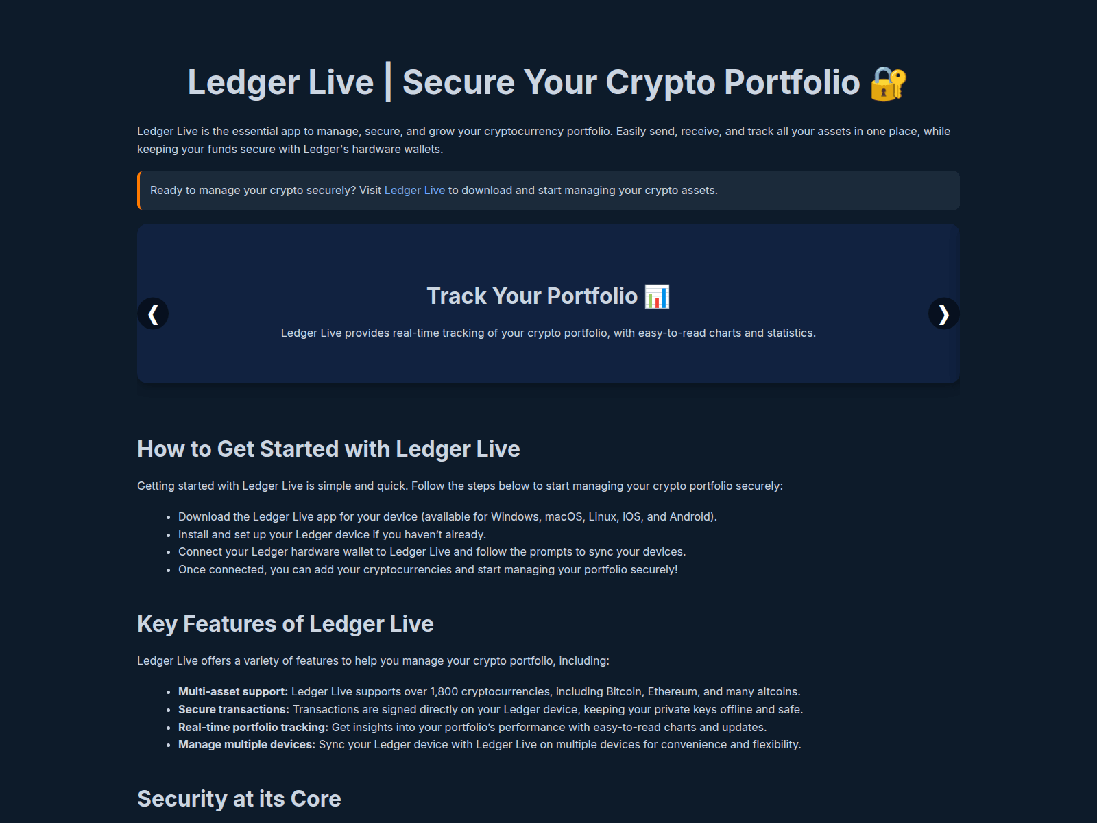 Screenshot of ledger-live-new.pages.dev