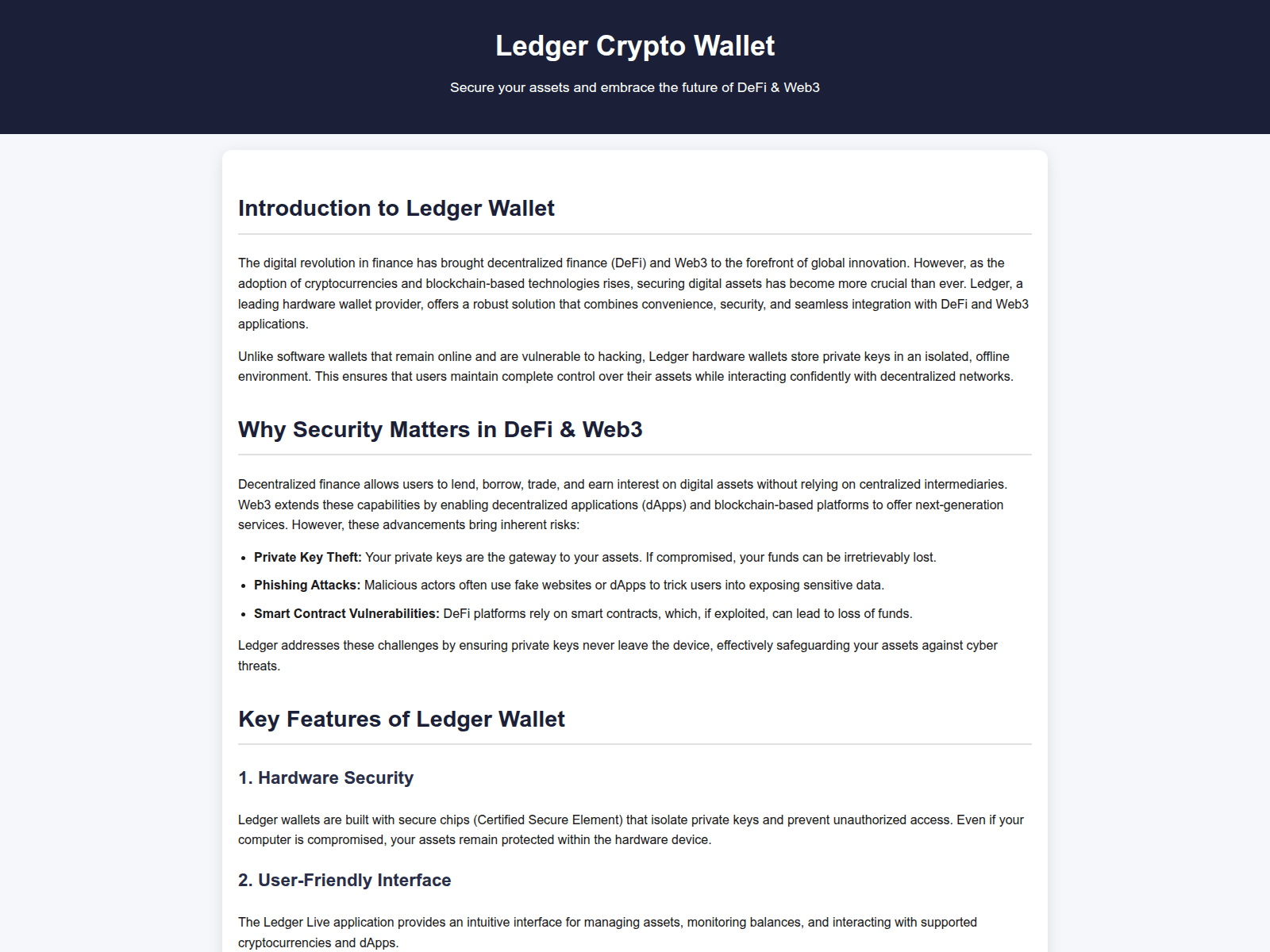 Screenshot of ledger-web-live.pages.dev