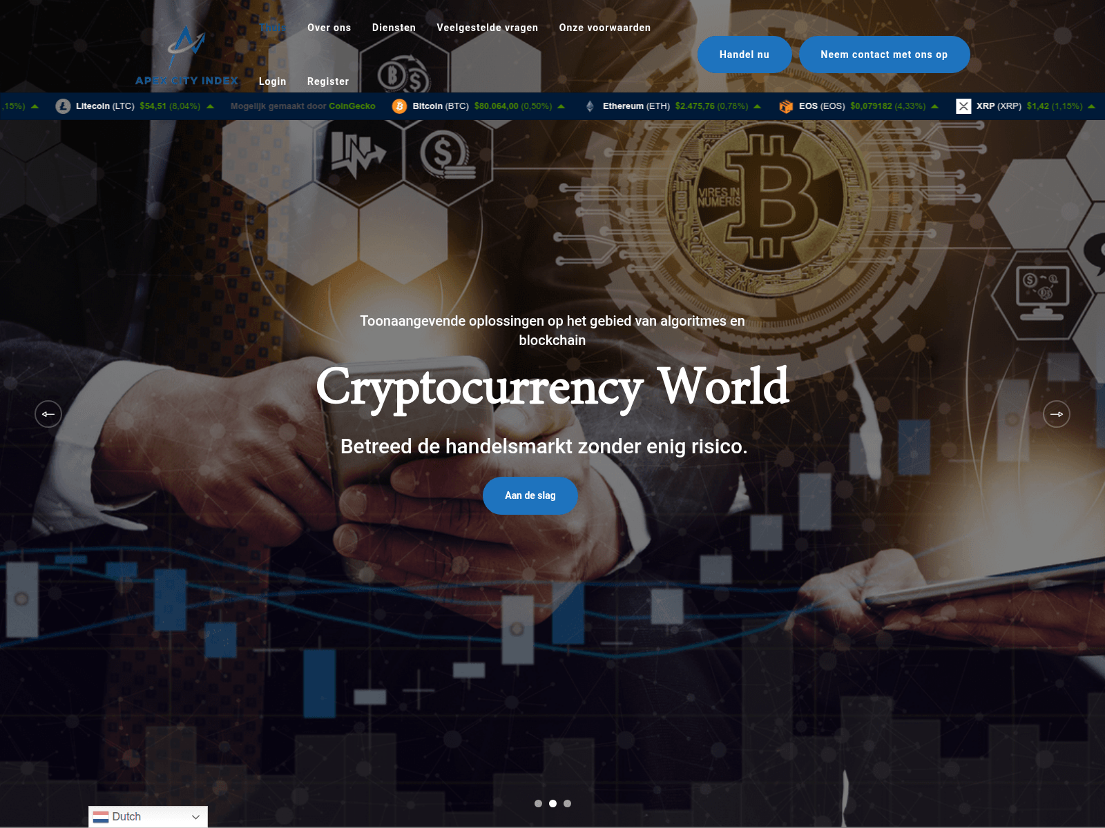 Screenshot of cityindexltd.com