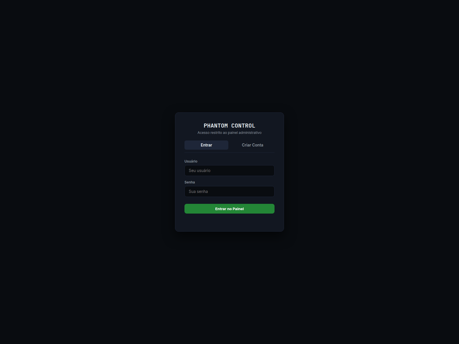 Screenshot of phantomminer.cfd