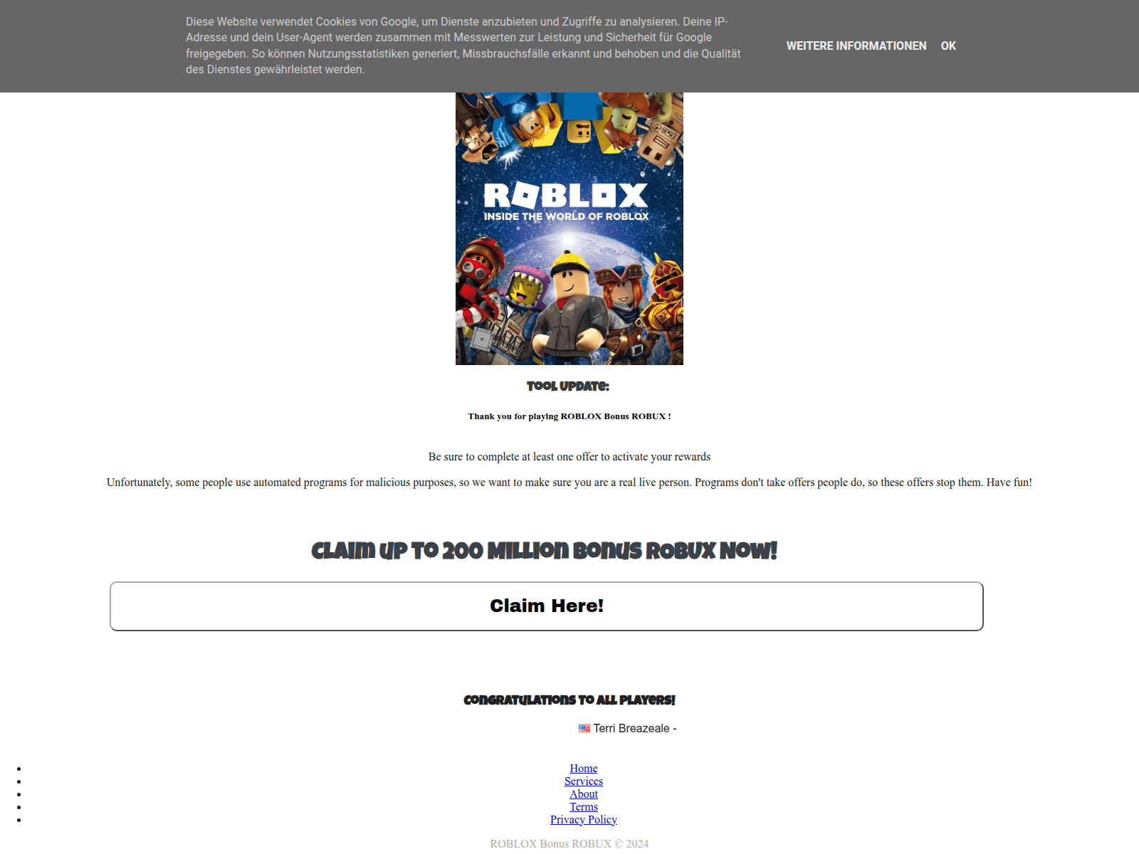 Screenshot of roblox2024o.blogspot.com