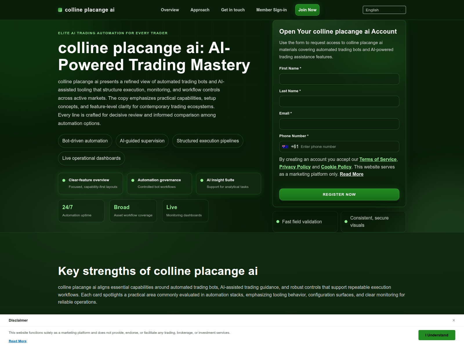 Screenshot of collineplacangeai.click