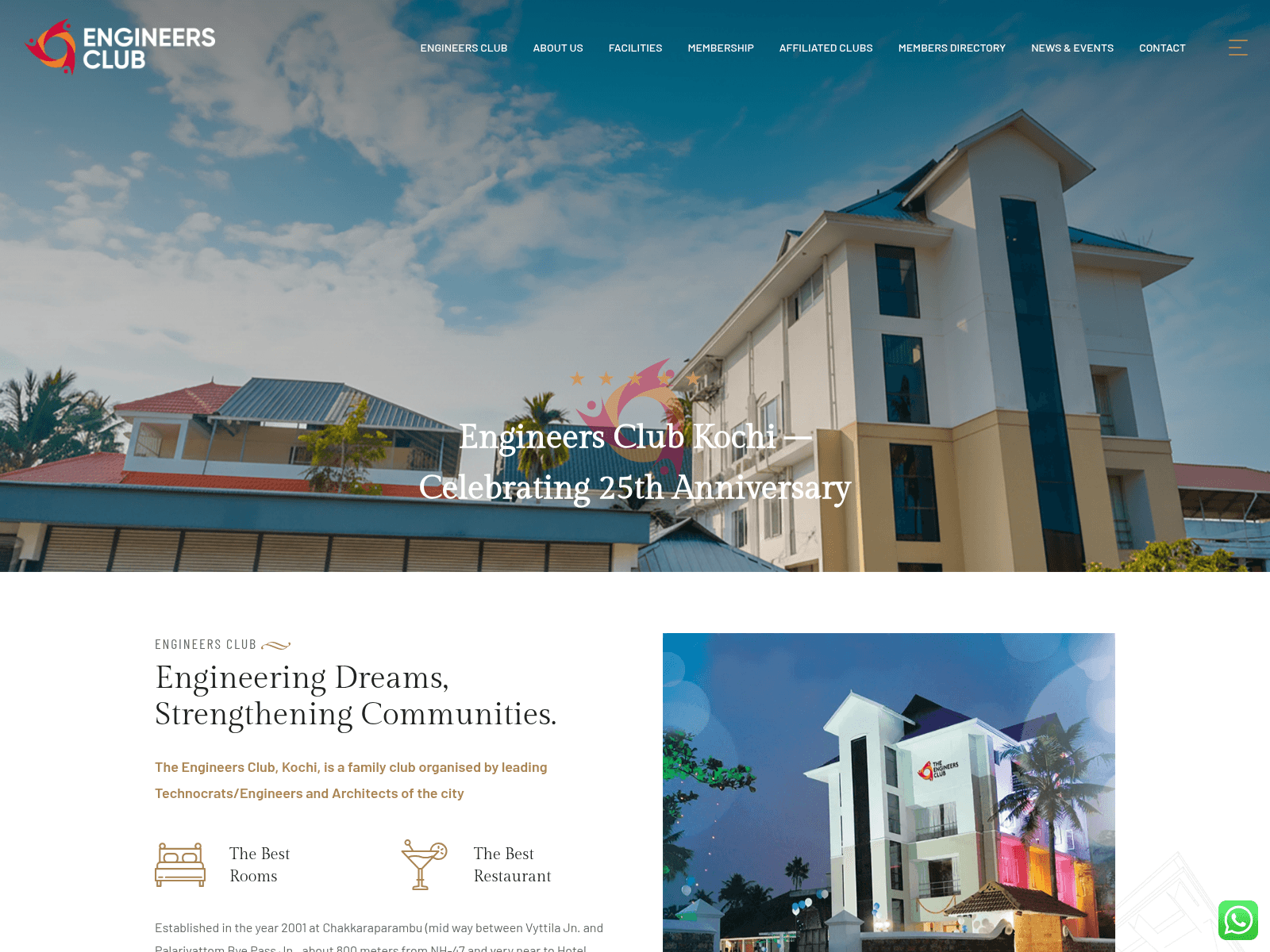 Screenshot of engineersclubindia.com