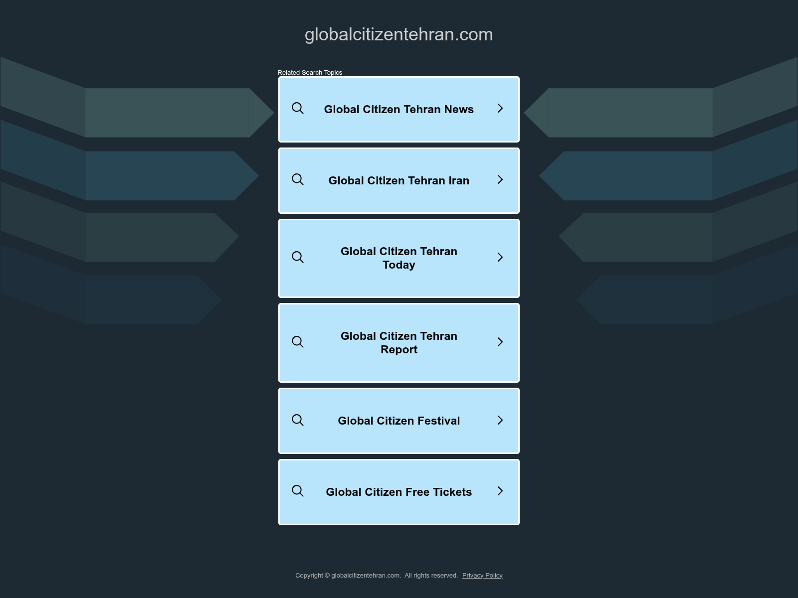 Screenshot of globalcitizentehran.com