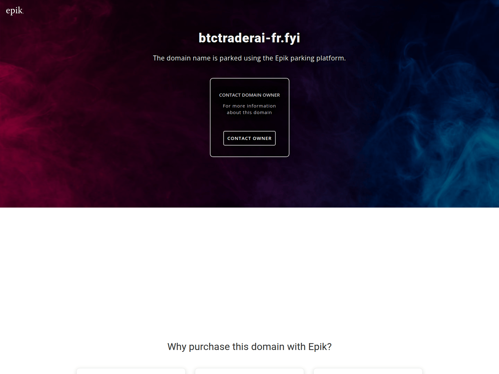 Screenshot of btctraderai-fr.fyi