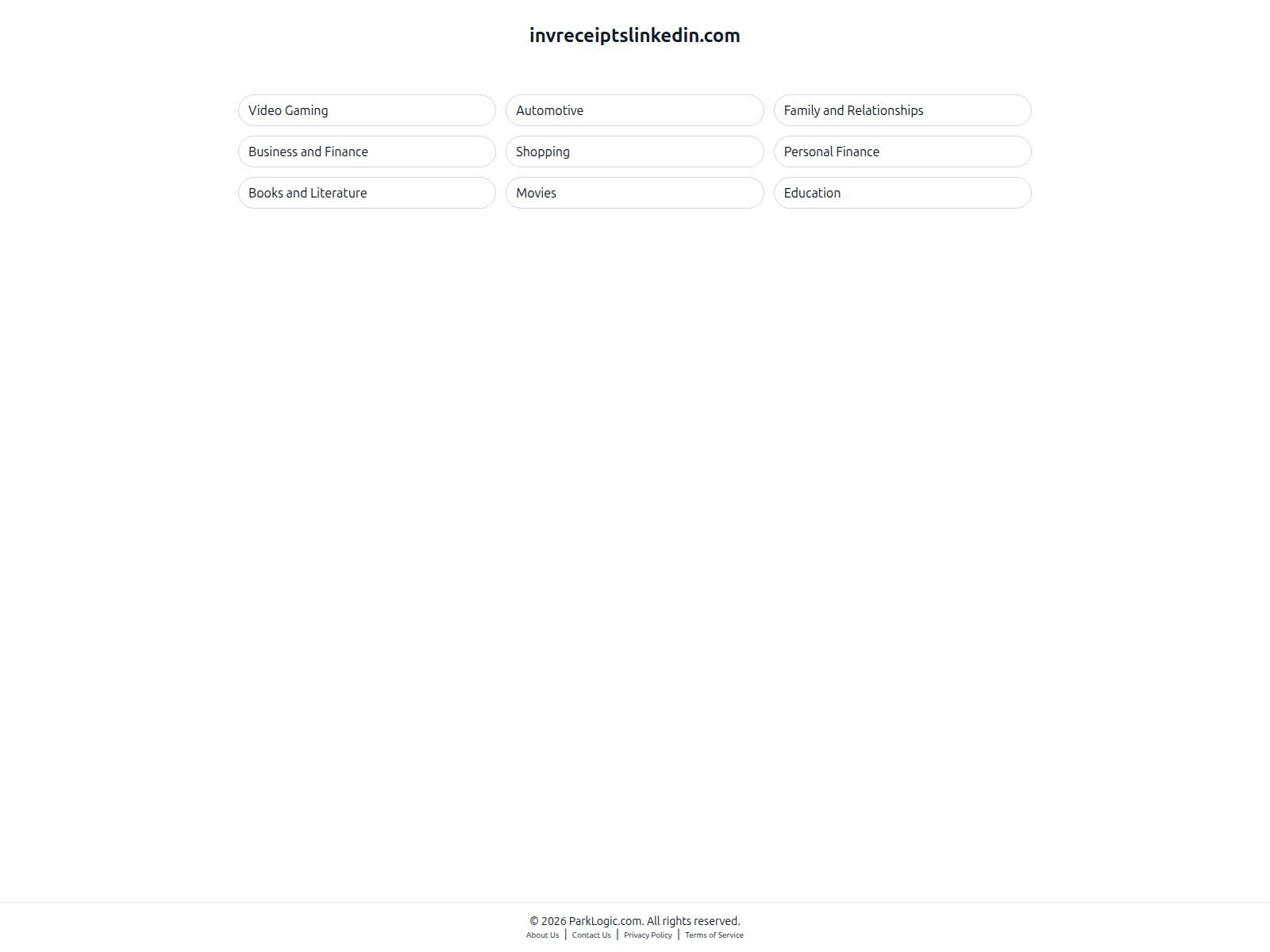 Screenshot of invreceiptslinkedin.com