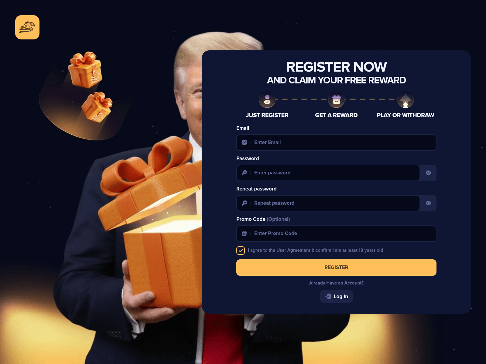 Screenshot of slotrump.world