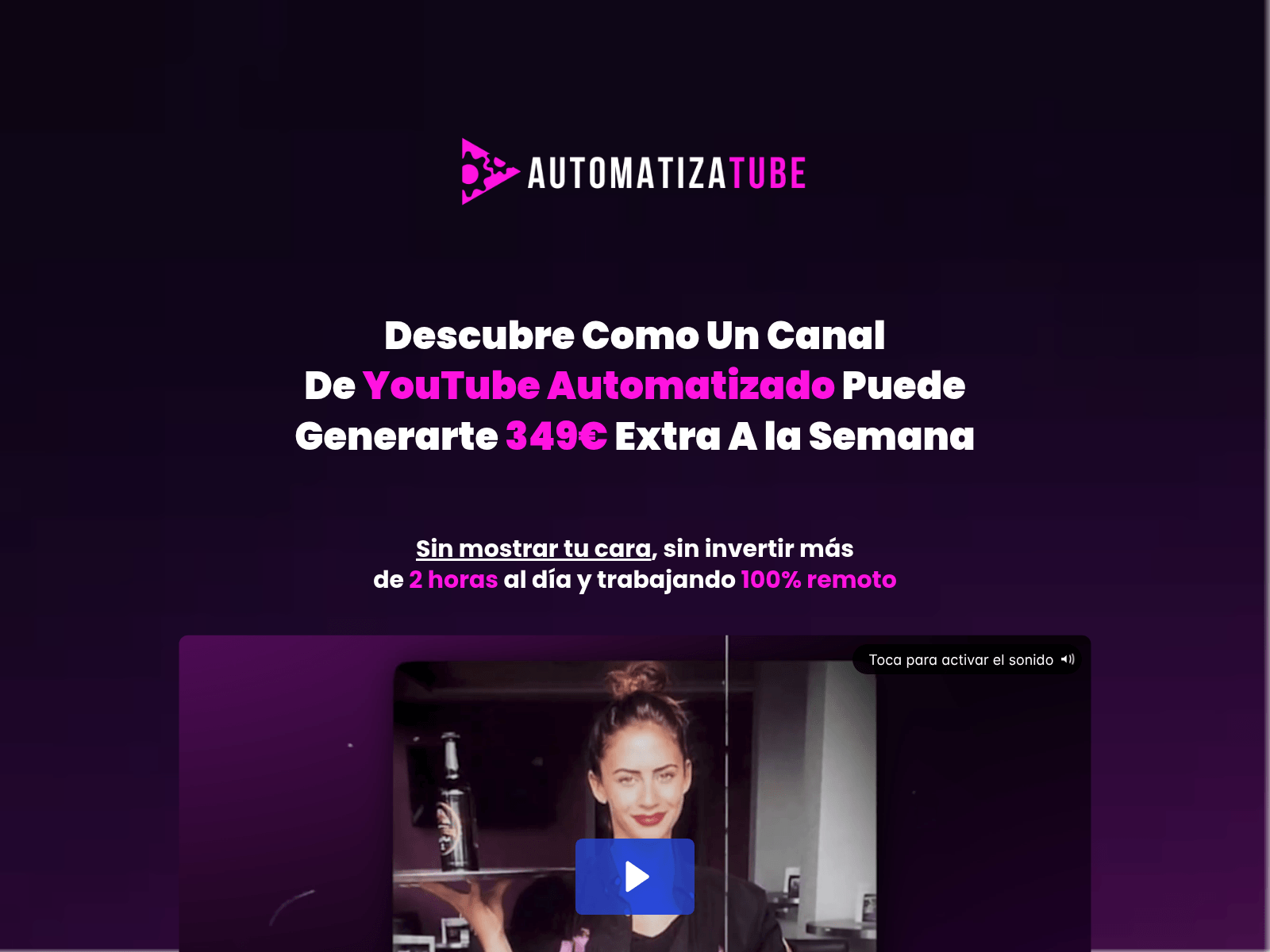 Screenshot of yt.automatizatube.com