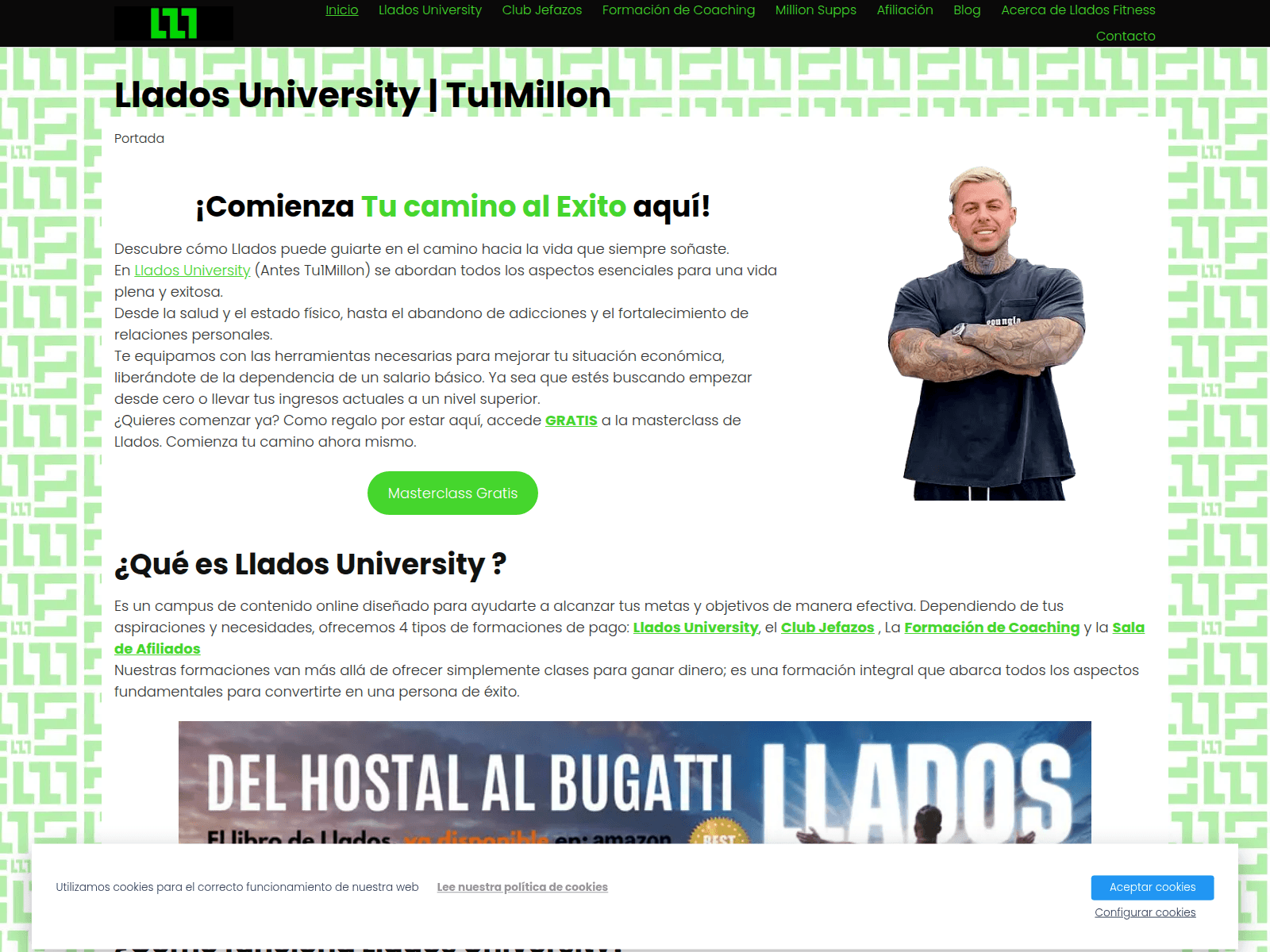 Screenshot of llados.info