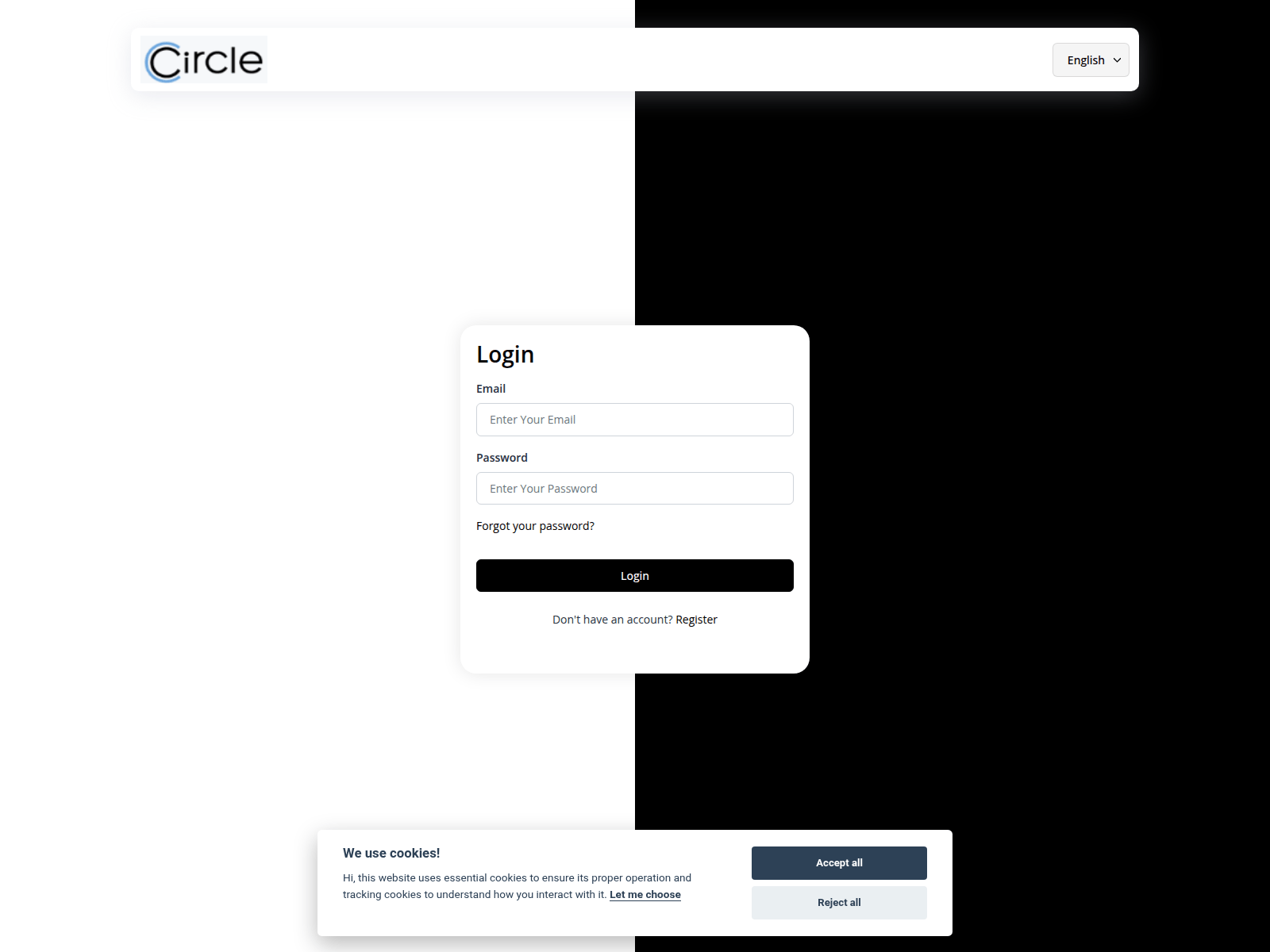 Screenshot of erp.circle.co.zm