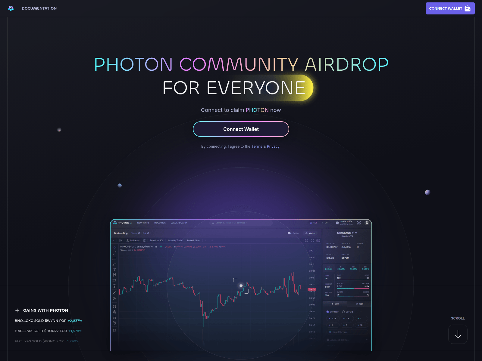 Screenshot of gmgndrop.cc