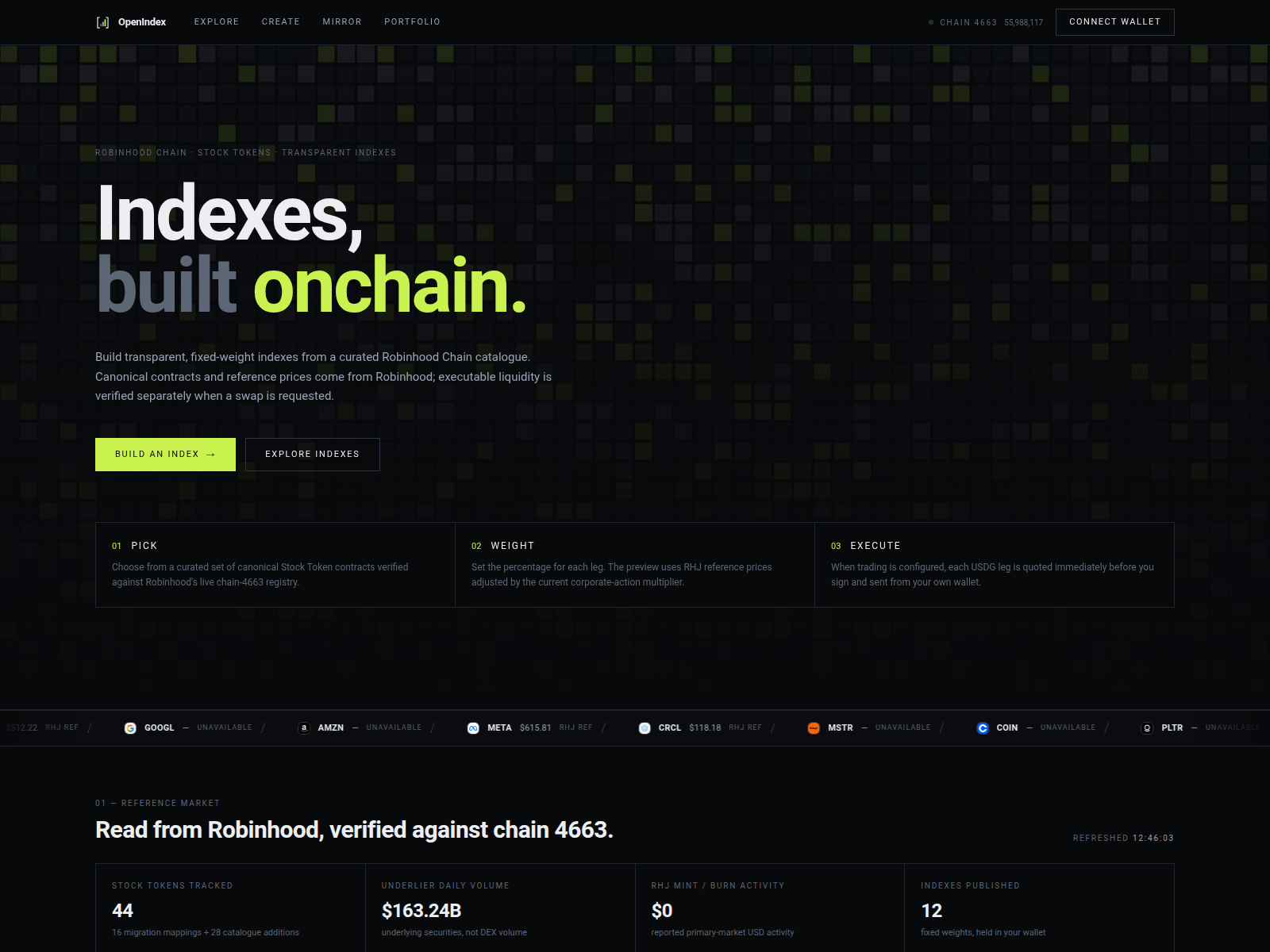 Screenshot of openindex.site