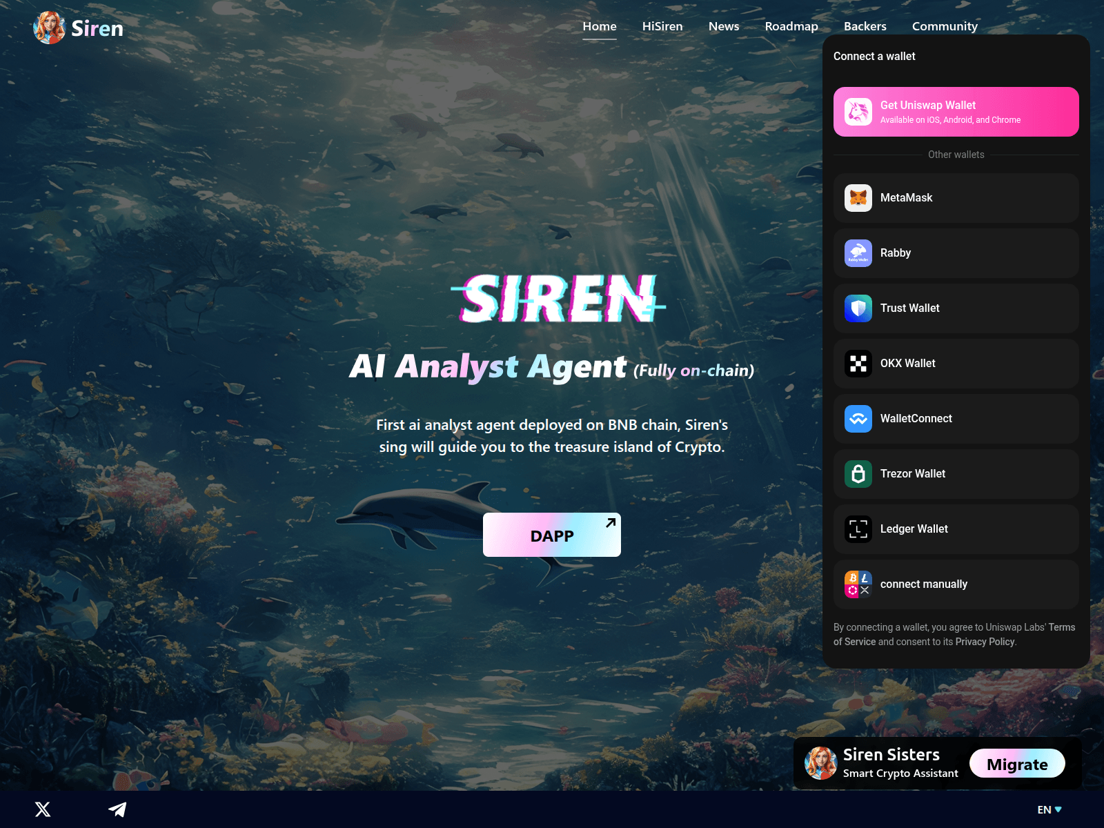 Screenshot of dashboard.sirenai.ai