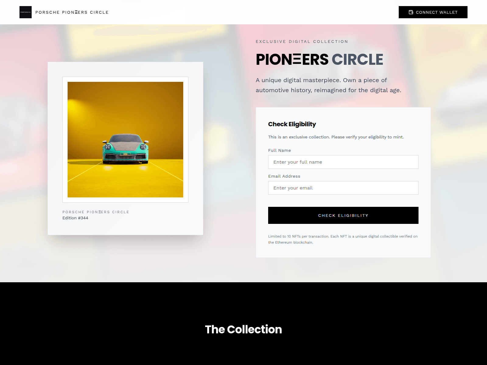 的截图 collectible-porsche.com