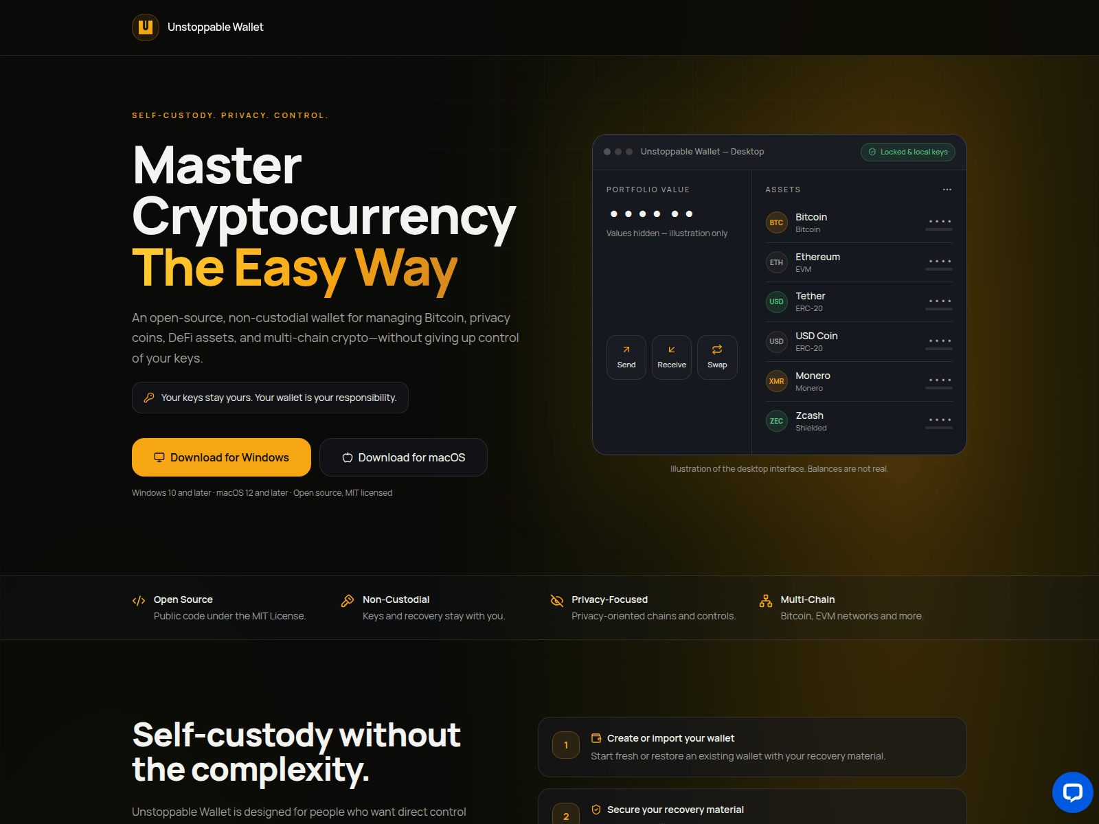 Screenshot of unstoppabledesktop.com
