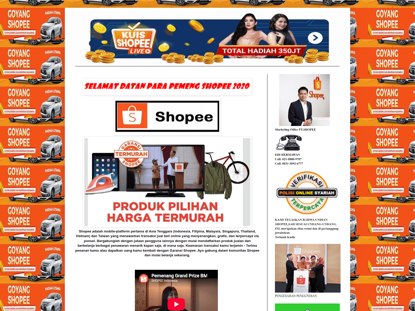 Screenshot of shopee-677.blogspot.com