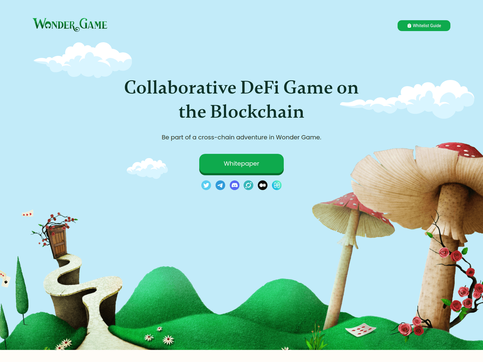 Screenshot of wonderland-client.pages.dev