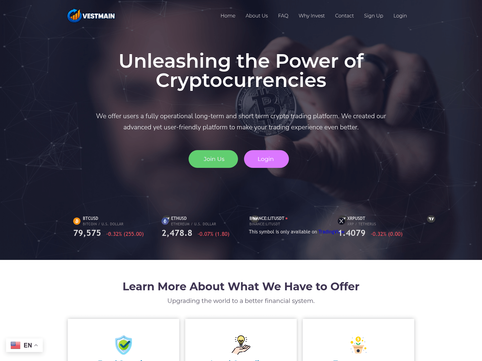 Screenshot of vestmain.com