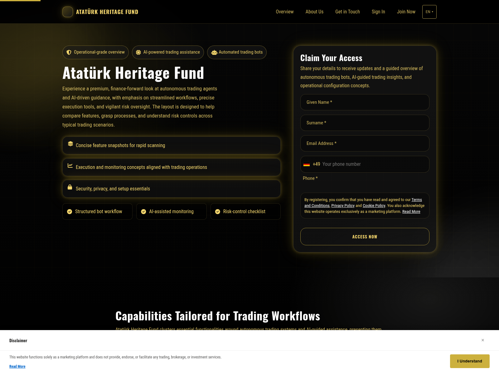 Screenshot of ataturkmirasfonu.digital