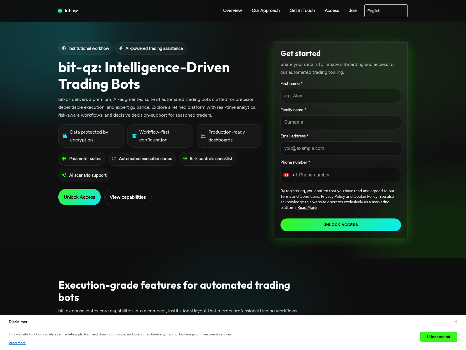 Screenshot of bit-qz-app.com