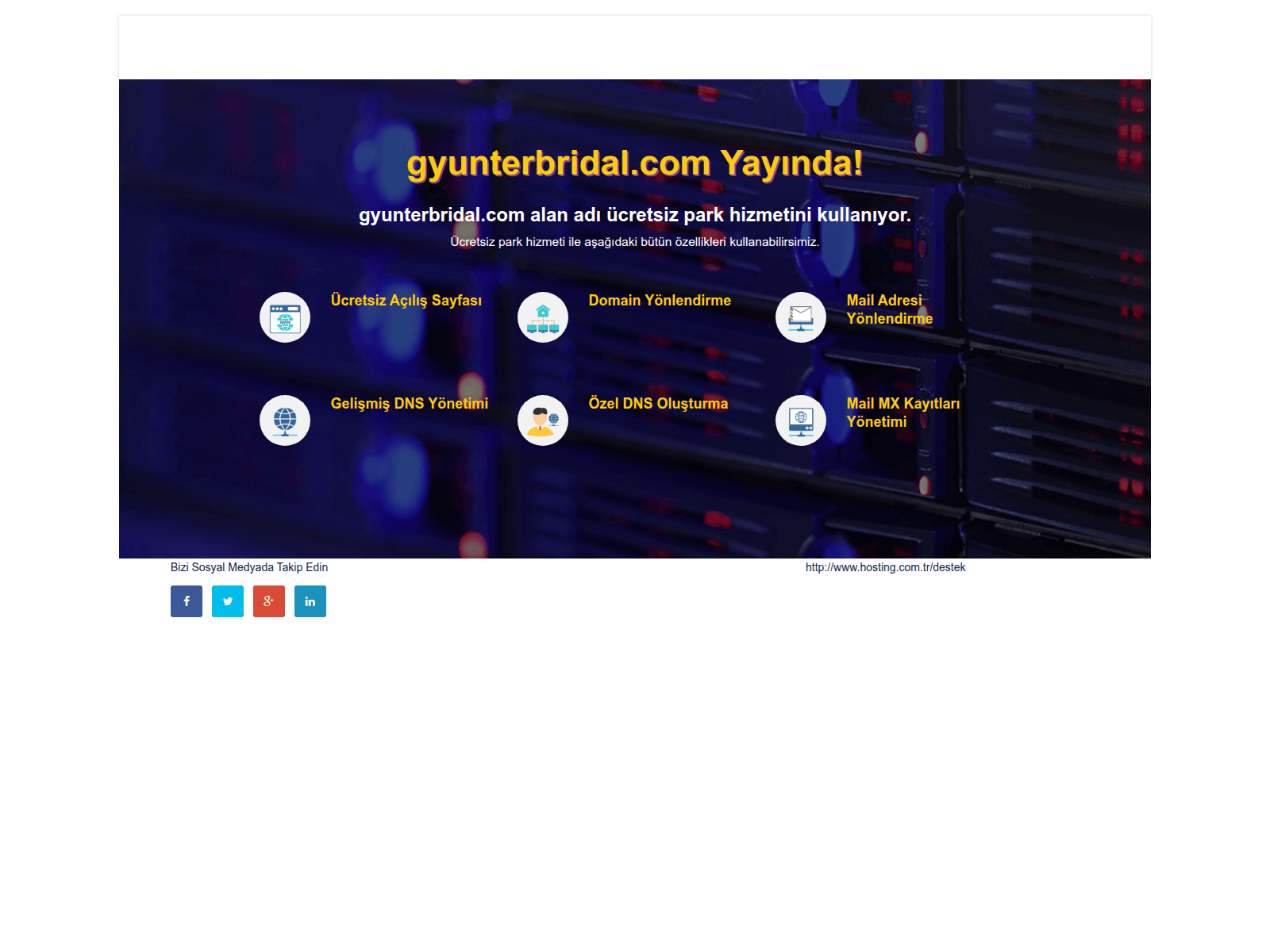 Screenshot of gyunterbridal.com